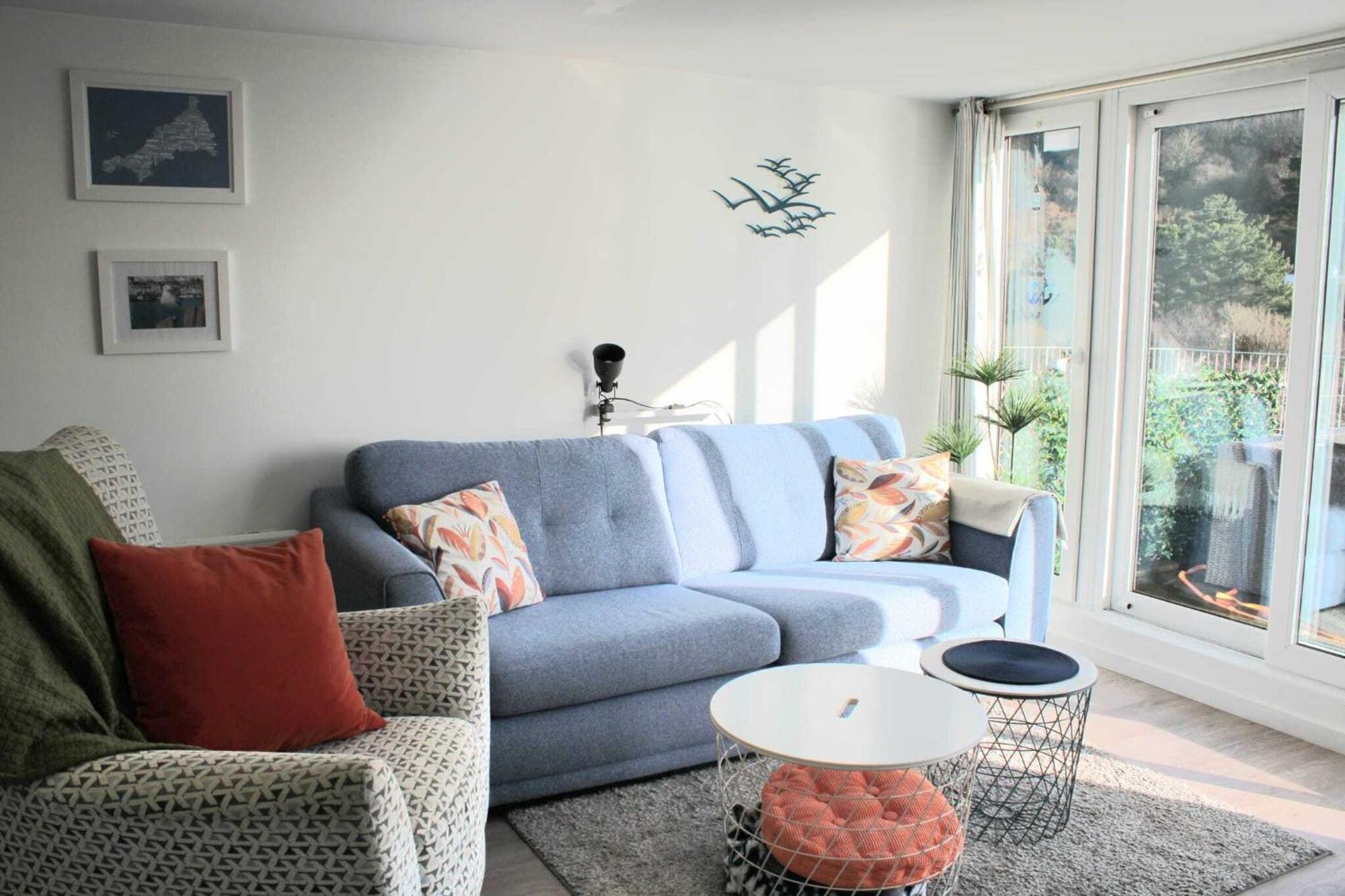May View - Luxury Sea View Apartment - Millendreath, Looe Buitenkant foto
