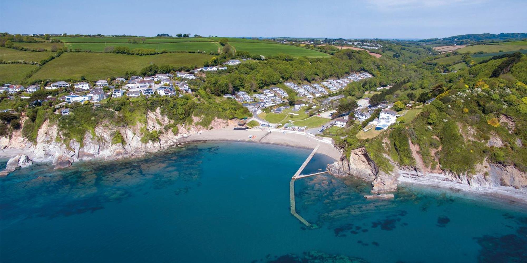 May View - Luxury Sea View Apartment - Millendreath, Looe Buitenkant foto